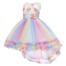 Sticked Puff Prinzessin Dress Party Kleid Kleid